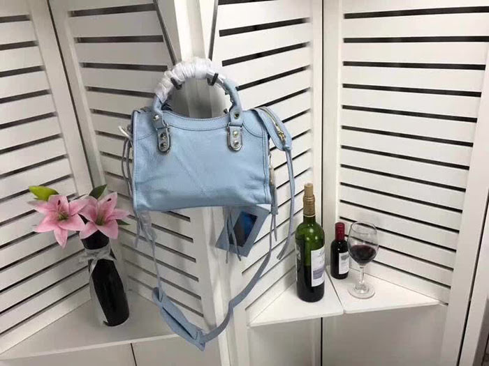 BALENCIAG巴黎世家 經典機車 原版山羊皮 包邊五金款 手提肩背斜挎包  BL1439